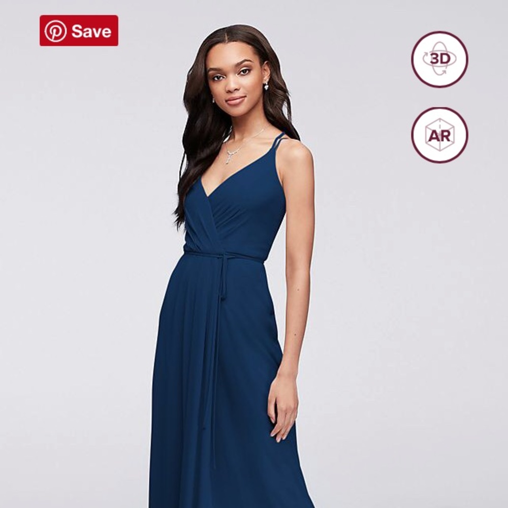 Navy Wrap Dress NWT